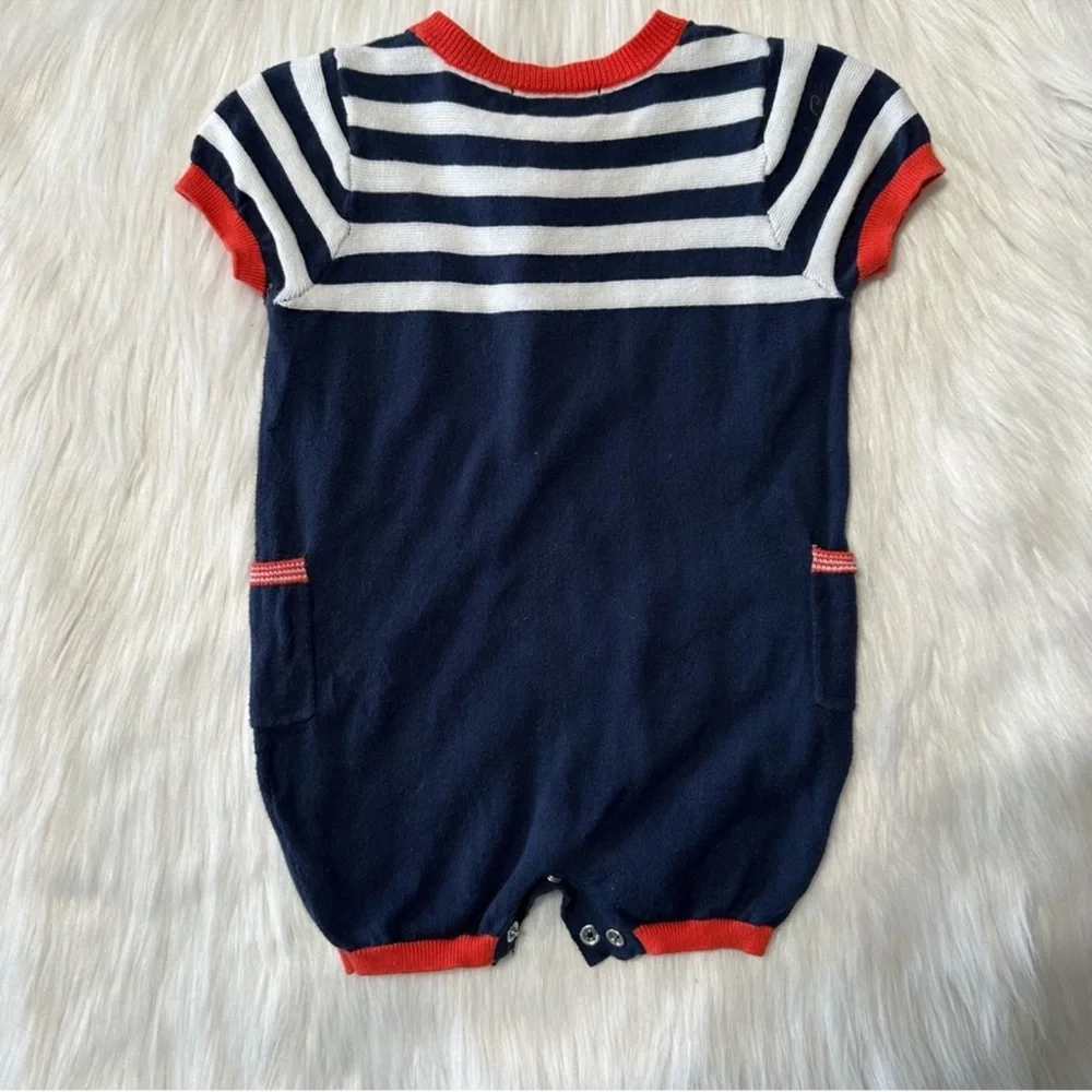 Angel Dear Nautical Knit Romper‎